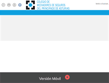 Tablet Screenshot of mediadoresdesegurosasturias.com